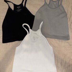 Women's Camisole Trio - Black, Gray, White
